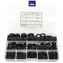 600Pcs Black Nylon Rubber Flat Washer Assortment Kit for M2 M2.5 M3 M4 M5 M6 M8 M10 M12 Plain Repair Washer Furniture Gasket Kit 2024 - buy cheap