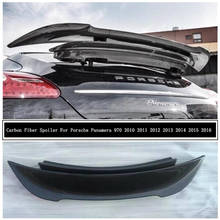 High Quality Carbon Fiber Spoiler For Porsche Panamera 970 2010 2011 2012 2013 2014 2015 2016 Wing Lip Spoilers Car Accessories 2024 - buy cheap