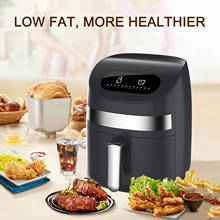 Air Fryer 1000W 3L Electric Hot Air Fryer Oven with LED Digital Screen Oil Nonstick with Timer Temperature Control Air Fryer 2024 - buy cheap