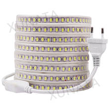 5630 LED Strip Light 220V EU UK Waterproof 120 LEDs/m White / Warm White Flexible Ribbon Tape LED Light Lamp 2024 - buy cheap