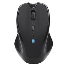 Wireless Mouse Bluetooth 3.0 6D 1600Dpi For Pc Optical Gaming Mouse Without Battery Black Plastic 2024 - buy cheap