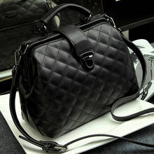 Luxury Handbags Women Bags Designer PU Leather Plaid Doctor Handbag Ladies Large Capacity Shoulder Bag Shopper Fashion Tote Bags 2024 - buy cheap