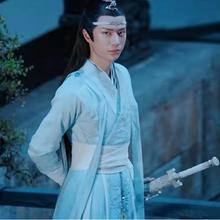 Fantasia para cosplay de lan wangji, fantasia original para cosplay mo dao zu lan zhan, traje antigo chinês para adultos 2024 - compre barato