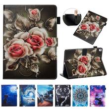 Case for iPad 10.2 Case 2019  Auto Sleep/Wake Stand Funda Coque Capa for iPad 7th  Generation Case Printed Leather Wallet Cover 2024 - buy cheap