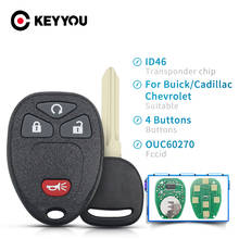 Dandkey-llave remota de coche OUC60270, 4 botones, Chip ID46, 315Mhz, para GMC Acadia, Chevrolet Avalanche, Buick Enclave 2007-2014 2024 - compra barato