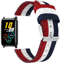 Canvas Strap For Honor Watch ES Smart Wristband Sport Women Men Bracelet Accessory Belt For Xiaomi Haylou LS02 Correa Watchbands 2024 - buy cheap