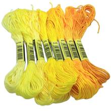 Cross Stitch thread The Unique Style 8 Cross Stitch Cotton Embroidery Thread Floss Sewing Skeins Craft Dofferent Gradient Color 2024 - buy cheap