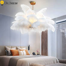 Modern Feather LED Pendant Lighting Living Room Bedroom LOFT Pendant Light Home Decor Hanging Lights Kitchen Light Fixtures Lamp 2024 - buy cheap