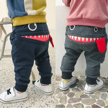 Casual Baby Children Pants Toddler Boys Girls Cute Big Mouth Monster Trousers Costumes Long Cototn Infant Cartoon Panty Clothes 2024 - buy cheap