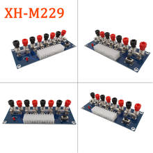 XH-M229 fonte de alimentação saída de circuito terminal módulo XH-M229 desktop computador chassi potência atx transferência para adaptador placa 24pin 2024 - compre barato