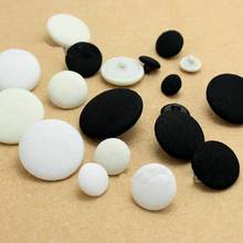 20pcs Fabric Cover Buttons Flatback for Wedding Dress Bride Matt Sewing Decoration Handmade DIY 1.25cm Coat Sewing KYY8566 2024 - buy cheap