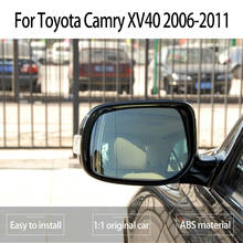 Vista lateral exterior grande angular esquerda & direita espelho retrovisor de vidro para toyota camry xv40 2006-2011 2024 - compre barato
