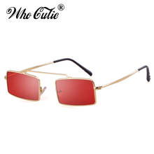 WHO CUTIE-gafas de sol rectangulares de Estilo Vintage para mujer, de estilo Vintage lentes de sol a la moda de los 90, de diseñador de marca, Retro, modelo OM781 2024 - compra barato