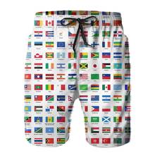 Sports World Flags Short Breathable Quick Dry Funny Novelty Male Shorts 2024 - buy cheap