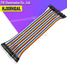 Dupont line 40pcs 20cm 2.54mm 1p-1p Pin Female to Male Color Breadboard Cable Jump Wire Jumper For Arduino 2024 - buy cheap