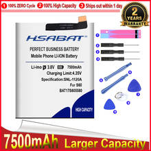 Hsabat bateria 7500mah para doogee s60 bat17m15580 e doogee s60, substituição perfeita-frete grátis 2024 - compre barato