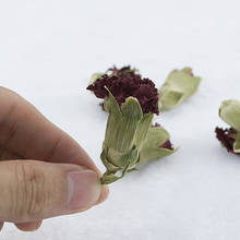 15pcs Carnation buds naturally Dried flower Pressed Flowers DIY Valentine's Day Wedding/Christmas/ office decoration accessories 2024 - buy cheap
