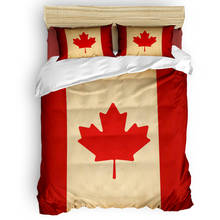 Canadá bandeira vários países bandeira capa de edredão conjunto quente e confortável 2/3/4 pçs conjunto cama folha fronhas capa conjunto 2024 - compre barato