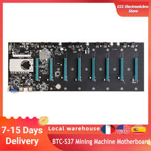 BTC-S37 Mining Machine Motherboard 8 PCIE 16X Graphics Card SODIMM DDR3 SATA3.0 Support VGA + HDMI-Compatible 2024 - buy cheap