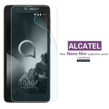 Tpu filme nano macio para alcatel 3 5 3020 3040 1060d 1c 1x 3c 3v 3x 5 v 2019 protetor de tela anti-exlosion capa de proteção 2024 - compre barato