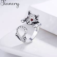 JIANERY Bohemian Retro Silver Color Cat Big Rings For Women Lady Party Jewelry Statement Rings 2024 - buy cheap