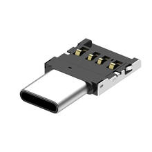 Ginsley type-C USB-C разъем типа C штекер USB Женский OTG адаптер конвертер для планшет телефон Android флэш-накопитель U диск 2024 - купить недорого