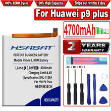 HSABAT HB376883ECW 4700mAh аккумулятор для HUAWEI Ascend P9 plus VIE-AL10 P9plus 2024 - купить недорого