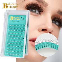 Big eye's secret Lashes 0.07/0.10mm Short Stem Premade  Fans 3d/4d/5d/6d Eyelashes Pre made Volume Eyelash Extension 2024 - buy cheap