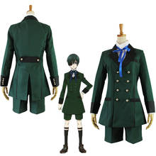 Anime Black Butler Kuroshitsuji Cosplay Ciel Phantomhive Green Lolita Suit Unisex Uniforms Costume Halloween Party Sets 2024 - buy cheap
