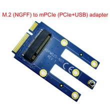 Ngff adaptador de mini pci-e m.2 tecla b para mini pcie mini 3g 4g moudle m2 para mini p906e em12g em7345 me936 em7455 2024 - compre barato