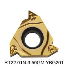 Original RT22 RT22.01N-3.50GM YBG201 Carbide Inserts Turning Tool Lathe Tools Cutter Carbide Inserts toczenie 10pcs CNC RT 2024 - buy cheap