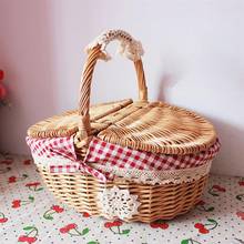 1 Pc of Food Basket Snack Basket Picnic Basket Vegetable Storage Basket for Girl Outdoor 2024 - buy cheap