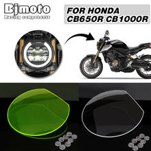 BJMOTO Motorcycle Headlight Lens Guard Roof Protection For HONDA CB650R CB650 R CB1000R CB 1000R  CB 1000/650 R 2018- 2020 2021 2024 - buy cheap