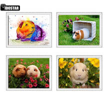 5d diy diamond Painting full square cross stitch kits Cute Animal Guinea Pig patterns embroidery bead drill rhinestone mosaic 2024 - buy cheap