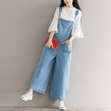 Bandage Jumpsuit Loose Denim Overalls For Women Mori Girl Jumpsuits Vintage Straps Denim Rompers Jean Jumpsuit For Ladies AA5295 2024 - buy cheap