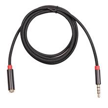 3.5mm Plug Jack Universal Mobile Phone PC Audio Male to Female Extension Woven Net Cable Computer Amplifier Audio Cable 2024 - buy cheap