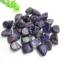 Atacado polido quartzo natural roxo charoite caída cristais pedras de cura para feng shui 2024 - compre barato