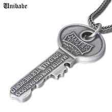 Pure silver Key Keychain Pendant S925 Sterling Silver Letter Key Pendant Jewelry Gift 2024 - buy cheap