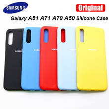 Samsung-capa de silicone líquido para celular, proteção macia, original, tpu, para galaxy a50s, a30s, a70, a70s, a71 2024 - compre barato