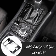 For Mazda 3 Axela 2017 2018 ABS Carbon fibre Gear Shift Gear brake panel Cover trim Interior Moudlings Accessories Car styling 2024 - buy cheap