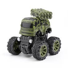 Brinquedo de carro de míssil inercial, brinquedo rotativo para meninos, potência de fricção de quatro rodas, off-road, veículo militar 2024 - compre barato