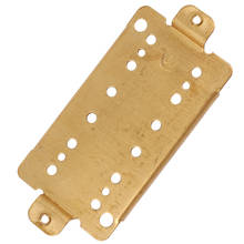 Latão guitarra elétrica humbucker bobina dupla captador baseplate para guitarra 52mm 2024 - compre barato