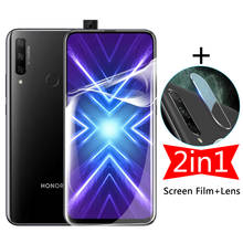 2 in 1  Hydrogel Film Screen Protector For Huawei Honor 8 9 10 Lite 8X 9X 8S 20 Pro 20S 10i with Camera Lens Protective Glass 2024 - buy cheap