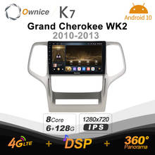 Автомагнитола K7 Ownice 6G + 128G Android 10,0 для Jeep Grand Cherokee WK2 2010 - 2013 мультимедиа 4G LTE GPS Navi 360 BT 5,0 Carplay 2024 - купить недорого