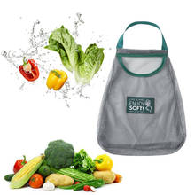 Bolsa de malha reutilizável para frutas e vegetais, bolsa de mão para armazenar e carregar frutas 2024 - compre barato