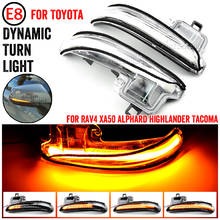 2pcs Flowing LED Turn Signal Indicator Light Side Mirror Lamp for Toyota Alphard Vellfire Tacoma N300 RAV4 Highlander XU70 2020 2024 - buy cheap