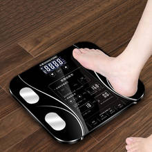 New Touch button Bathroom Weight Scale lcd Smart Body Balance Electronic Scales Clever bmi Body Fat Scale Balance de Precision 2024 - buy cheap