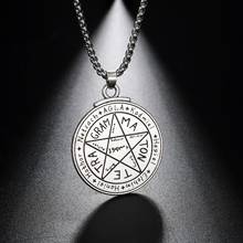 Teamer Costume Vintage Jewelry Talisman Pentacle of Venus Symbols Love Seal Amulet Charm Pentagram Pendant Necklace for Men 2024 - buy cheap