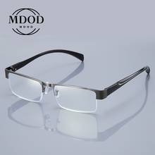 2021 Cool New Anti-blue Light Reading Glasses Men Half-frame Resin Computer Glasses Men's Business Reading Glasses +1.0 To +4.0 2024 - buy cheap