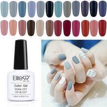 Elite99 Pure Color Matte UV Gel Nail Polish 10ml Pure Nail Color Matte Top Coat Soak Off Nail Art Gel Varnish Lacquer Manicure 2024 - buy cheap